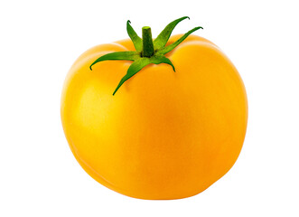 Yellow tomato isolated