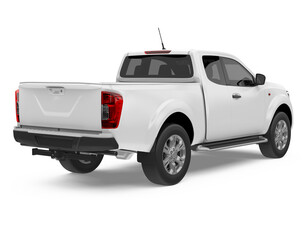 Pickup Truck Isolated. 3D render