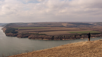 Dniester Ukraine Chernivtsi region field river water wild nature 

