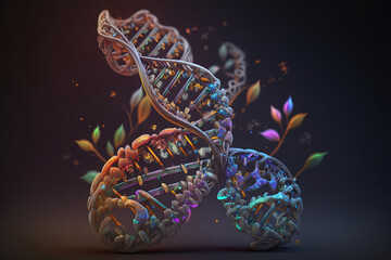 Fototapeta premium fish in aquarium, Generative AI