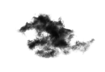 black cloud on transparent png