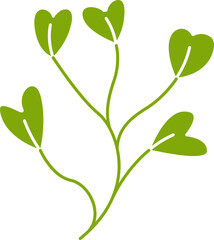 leaves and branch illustration