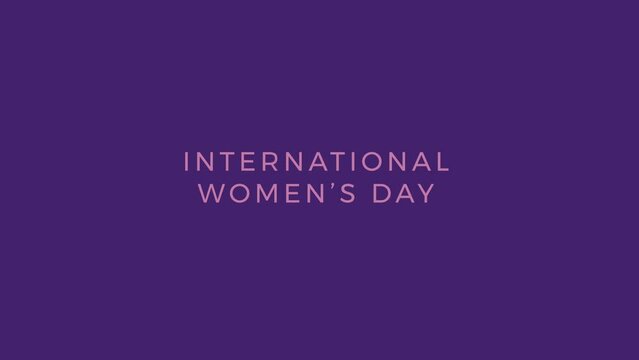 2d animation design for celebrating international women's day