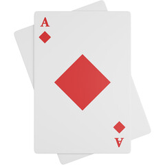 3D Icon Illustration Black diamond Card