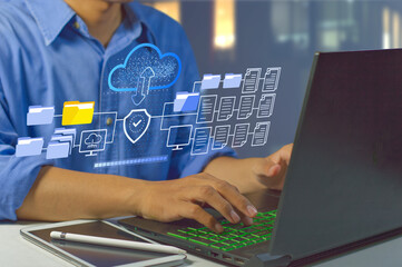 security using  FTP ( File Transfer Protocol )  to exchange  and transfer digital files  with...