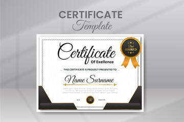 Modern Design Certificate Template