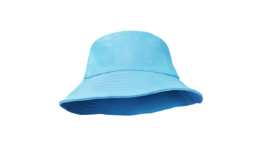 blue bucket hat PNG transparent