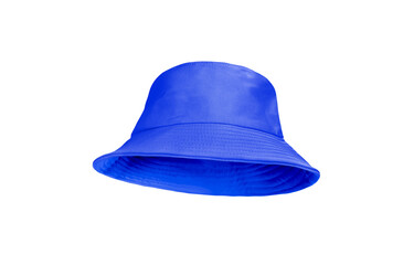 Blue bucket hat PNG transparent