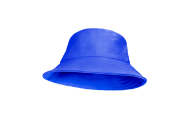 Blue bucket hat PNG transparent