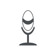 Easter egg and microphone icon