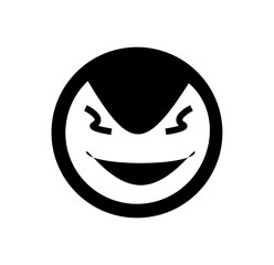 Devil Smile Emoji illustration - Icon