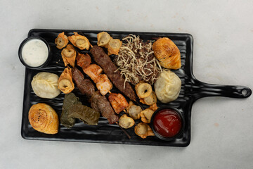 food, rice, fish, nationalfood, bread, soup, potato, tomato,