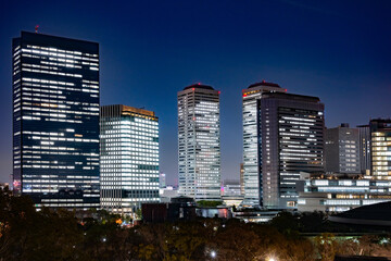 大阪ビジネスパークの夜景2