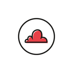 Cloud computing icon