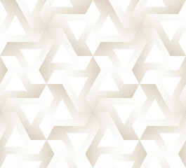 Catchy Fashionable Geometric Seamless Pattern Dotwork Isolate Abstract Background. Extravagant Fashion Unique Contemporary Intricacy Ornament Continuous Wallpaper. Halftone Art Complexity Abstraction