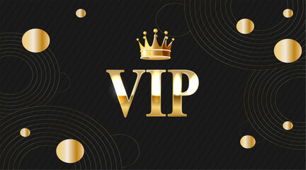gold label with ribbon, luxury gold and black premium vip card for club members only, casino card, casino pass, anniversary golden label
