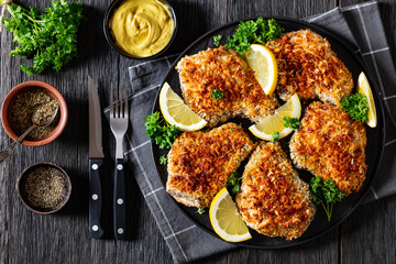 baked in oven panko breaded pork chops on bone
