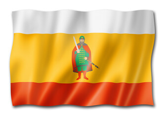 Ryazan state - Oblast -  flag, Russia