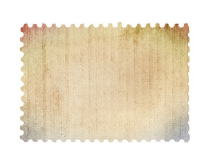 Blank post stamp scanned with high resolution. Saved with clipping path.