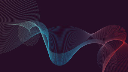 Wave Line Background