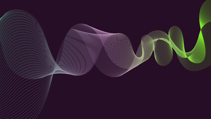 Wave Line Background