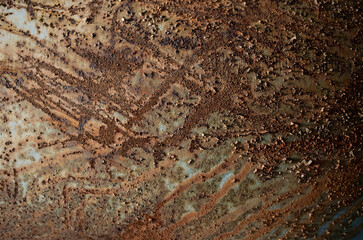 rusty metal texture