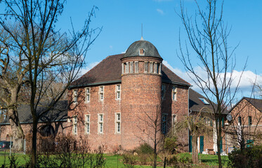 Fototapeta na wymiar Herrenhaus Gripswald bei Meerbusch Ossum