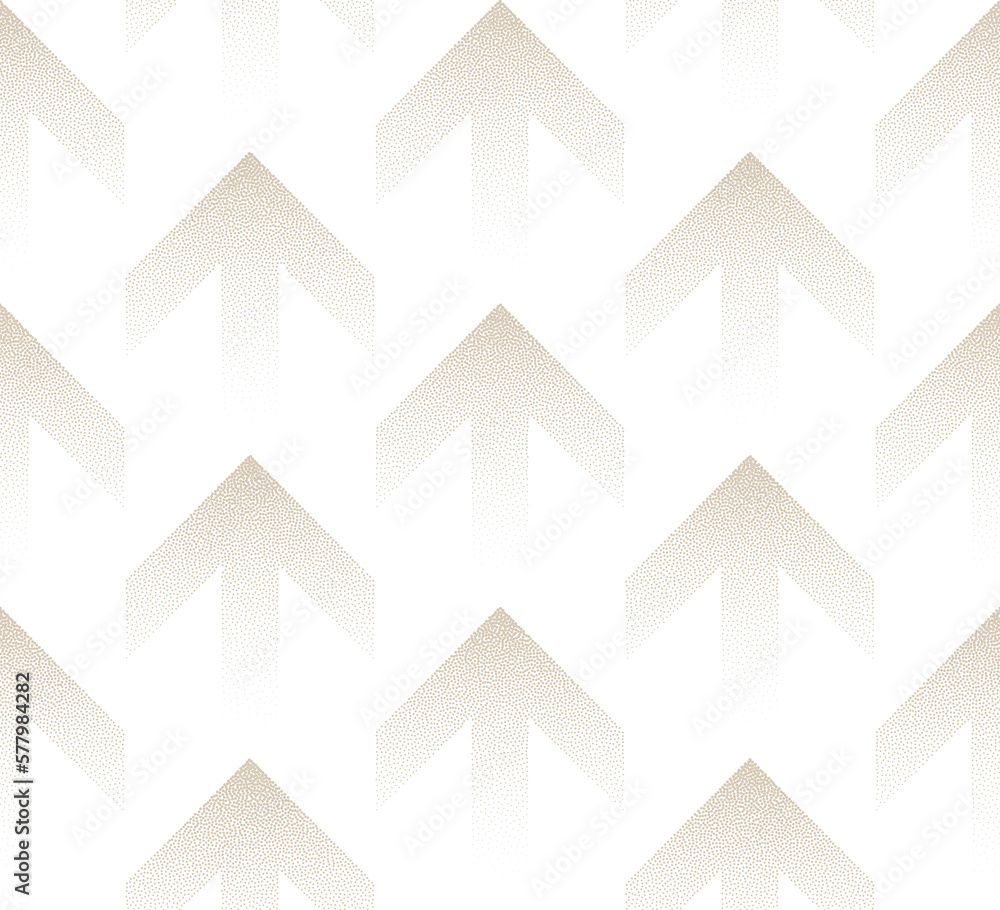 Poster up arrows stipple effect isolate seamless pattern business abstract background. growth progress conc