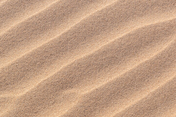 Fototapeta na wymiar Diagonal patterns in the sand