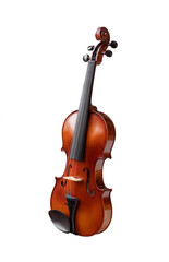 The Violin , Music instrument in white background