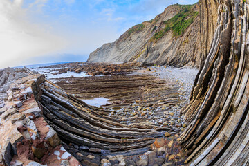 Incredibly coastal cliffs