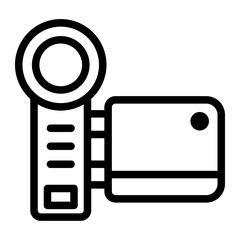 camcorder line icon