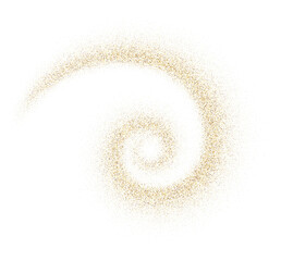 Fototapeta premium Spiral Gold Dust