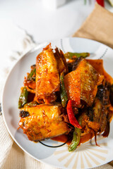 Today's menu is braised pollack meal kit.