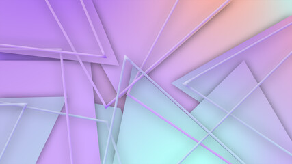 Gradient abstract shapes background.