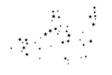 Obraz premium Star confetti. Abstract casual confetti background. Bright design pattern.