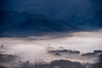 Obraz premium 静かな霧の朝