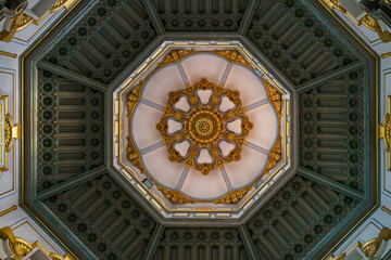 Detail of the ceiling of the Basilica of Our Lady of Candelaria