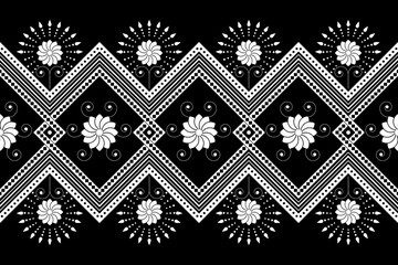 Seamless geometric ethnic oriental pattern.