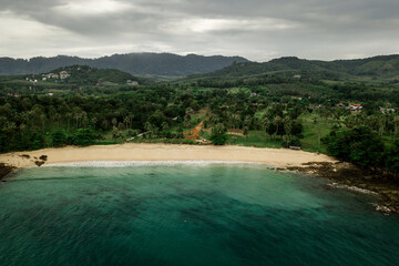 Beach of Koh Lanta island in Thailand and Andaman sea
