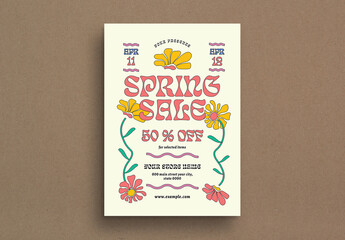Spring Sale Event Flyer