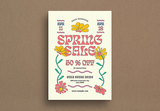 Spring Sale Event Flyer