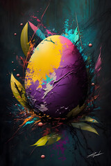Abstract Easter egg design, generated by AI
This unique Easter egg design was created using AI technology, resulting in a stunning abstract pattern that is perfect for any holiday project. 