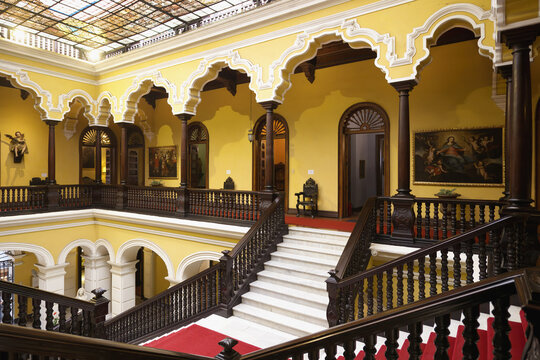 Archbishop's Palace, Main Hall gallery, Lima, Peru