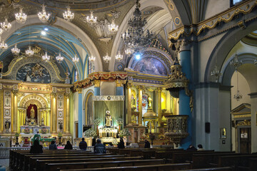 Basilica and Convent of Santo Domingo or Convent of the Holy Rosary, Altar, Lima, Peru