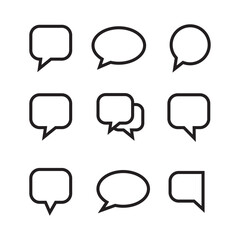 chat icon vector