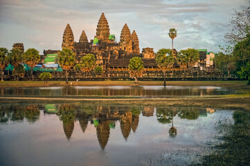 The temple complex of Angkor Wat