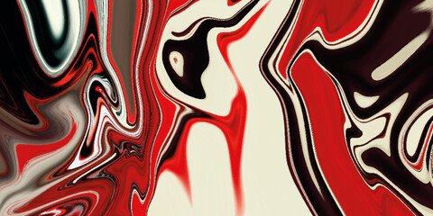 Abstract black and red paint pattern background. Red and black art background .