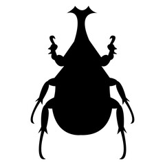 beetle icon illustration vector