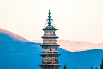 Three Temples in Dali Chongsheng Si, Yunnan, China